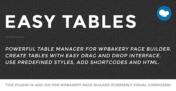 Easy Tables WordPress Plugin