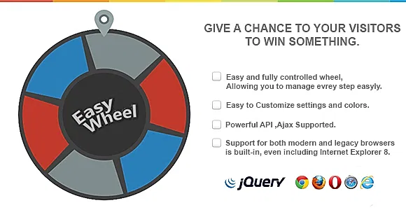 Easy Wheel - Easy and Fully Controlled Wheel of Fortune