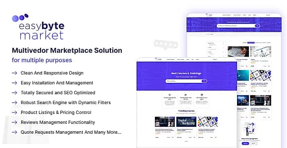 EasyByteMarket - B2B B2C Multi-vendor Marketplace