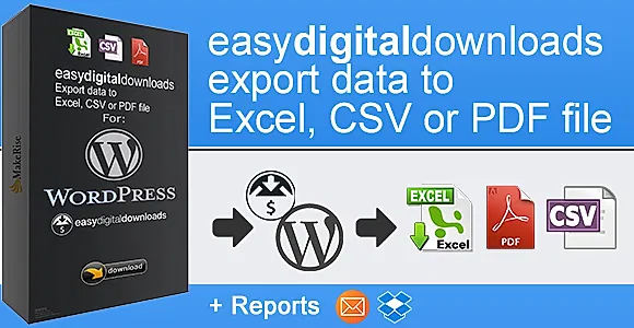 EasyDigitalDownloads Export - MR WordPress Plugin