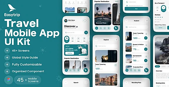 Easytrip - Travel Mobile App UI Kit