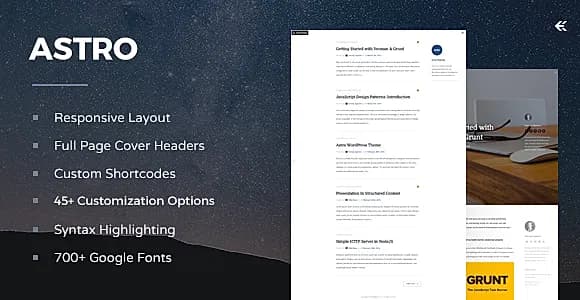 Ecko Astro WordPress Theme