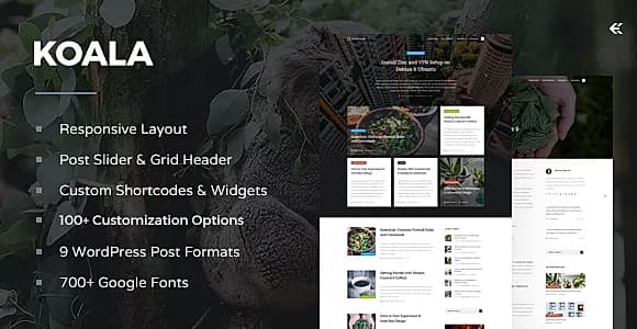 Ecko Koala WordPress Theme