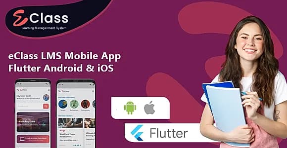 eClass LMS Mobile App - Flutter Android & iOS