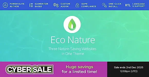 Eco Nature WordPress Theme