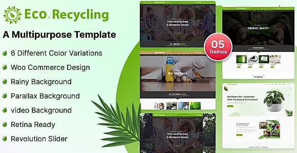 Eco Recycling - A Multipurpose HTML Template