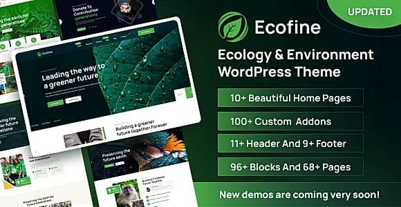 Ecofine WordPress Theme