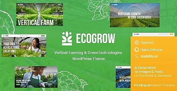 EcoGrow WordPress Theme
