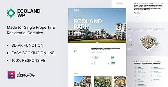 Ecoland WordPress Theme
