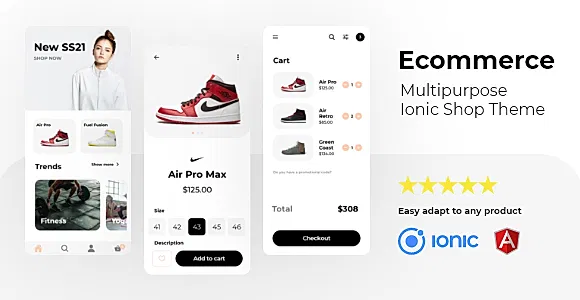 Ecommerce - Multipurpose Ionic 5 Store Theme
