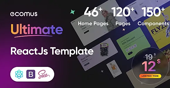 Ecomus - Multipurpose eCommerce React Template