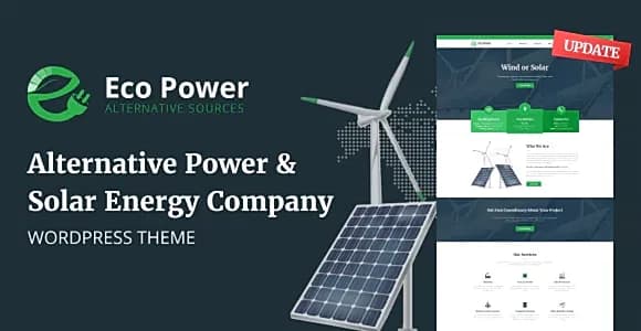 Ecopower WordPress Theme