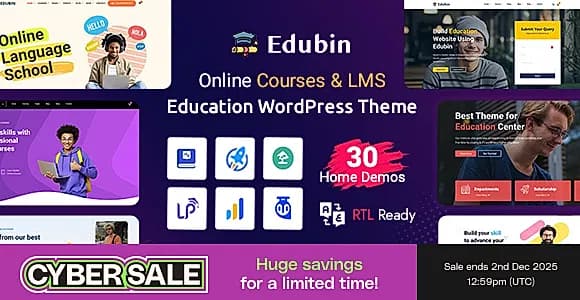 Edubin WordPress Theme