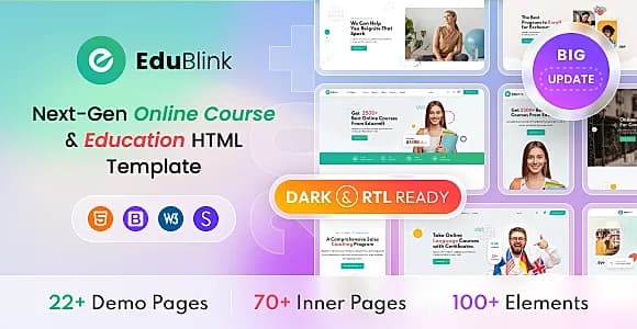 EduBlink - The Next-Gen Education HTML Template