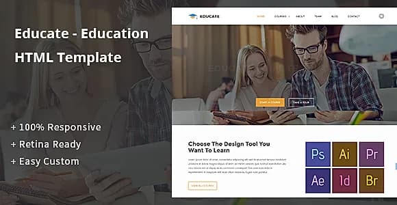 Educate - Education HTML Template