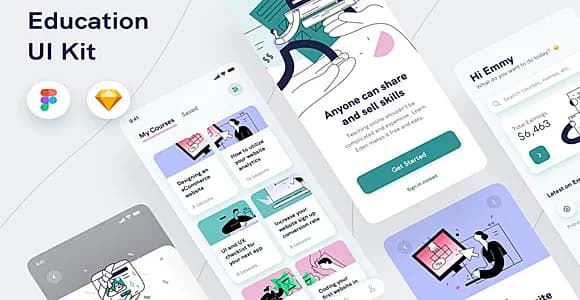 Education App UI Kit