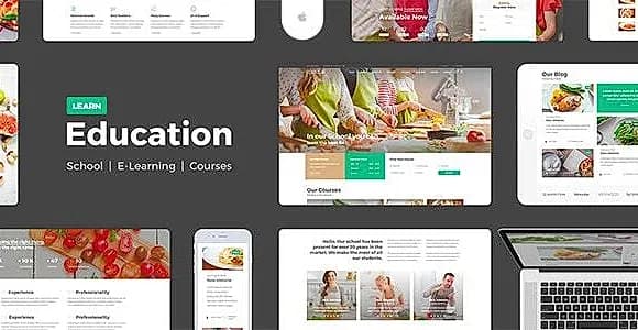 Education - Learning HTML Template