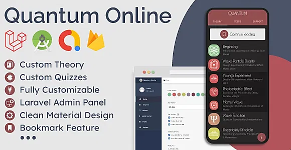 Educational App (Theory & Quizzes) + Admin Panel