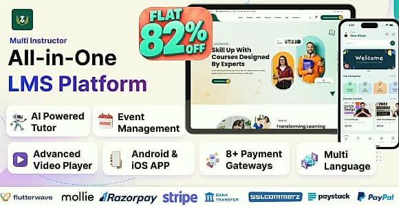 EduEx - The Ultimate Learning Management System (LMS) with Flutter Mobile App