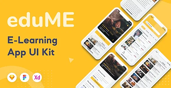Edume - E Learning App Mobile UI Kit