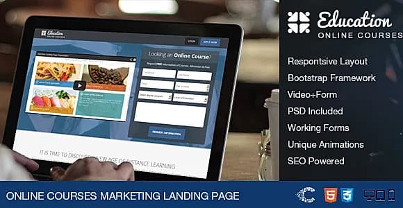 EduTime - Online Courses & Education Landing