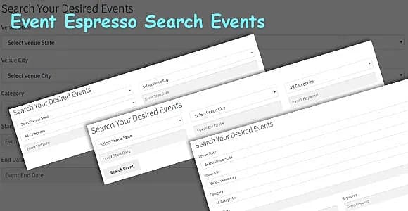 EE4 Event Search Form
