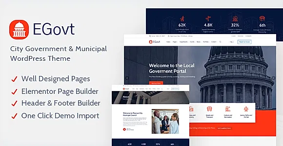 Egovt WordPress Theme