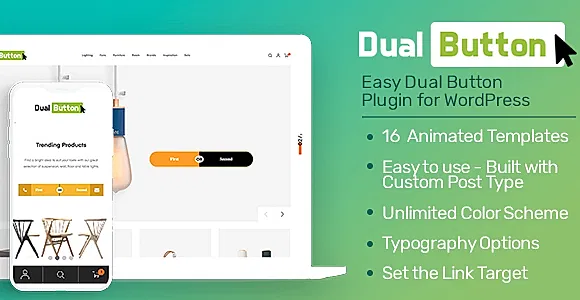 Eight Degree Dual Button WordPress Plugin