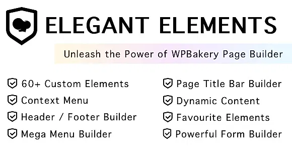 Elegant Elements for WPBakery Page Builder WordPress Plugin