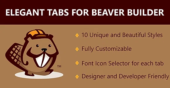 Elegant Tabs for Beaver Builder WordPress Plugin