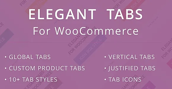Elegant Tabs for WooCommerce WordPress Plugin