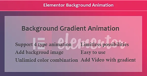 Elementor - Background Gradient Animation