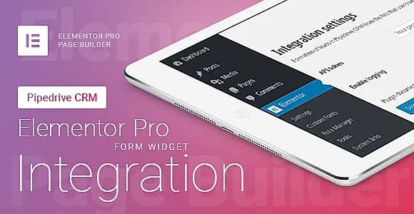 Elementor Pro Form Widget - Pipedrive CRM - Integration WordPress Plugin