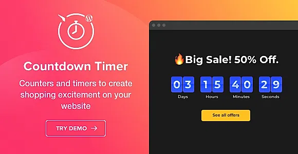 Elfsight Countdown Timer CC WordPress Plugin