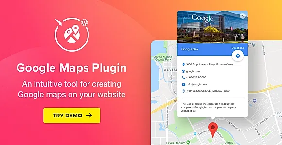 Elfsight Google Maps CC WordPress Plugin