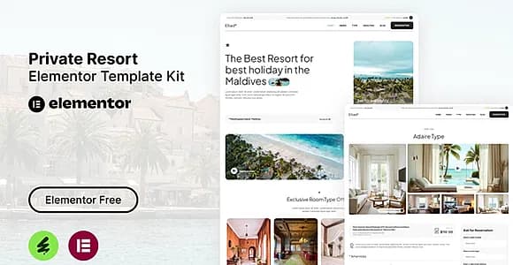 Elliad - Private Resort Elementor Template Kit