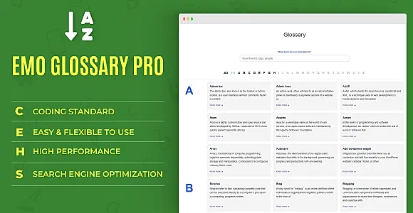 EM GlossaryPro WordPress Plugin
