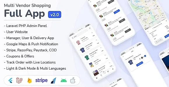 EMall - Flutter Shopping Full App