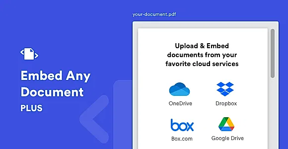 Embed Any Document Plus WordPress Plugin