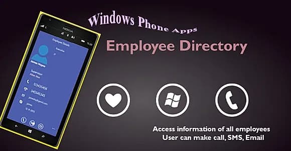 Employee directory for Windows Phone
