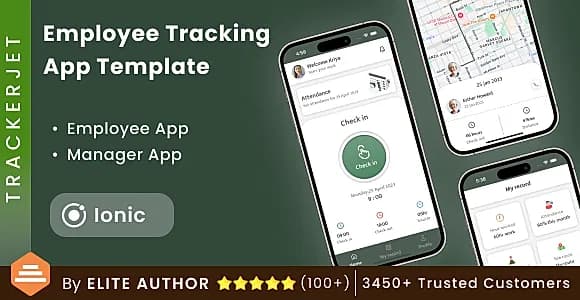 Employee Tracking App | Employee Management app | Staff Tracking App| Ionic | TrackerJet
