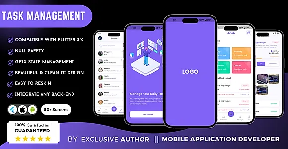 Employees Task Management App | Flutter Task Management App UI Kit