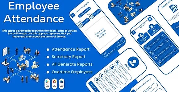 EMS - Employee Management System - Attendance Manager App - Daily Attendance Manager Application