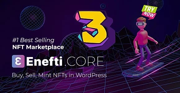 Enefti - NFT Marketplace Core WordPress Plugin