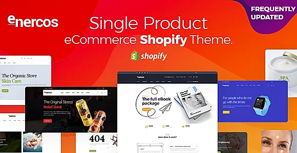Enercos - Single Product eCommerce Shopify Theme