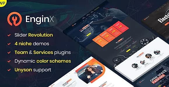 EnginX WordPress Theme