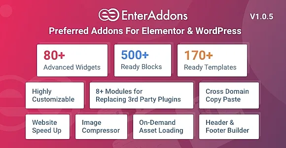 Enter Addons Pro WordPress Plugin