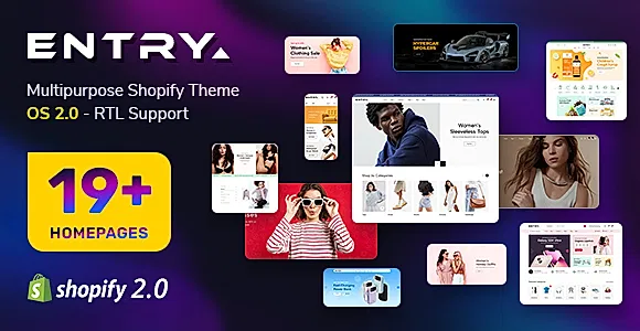 Entry - Multipurpose Shopify Theme OS 2.0 - RTL Support