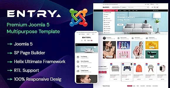 Entry - Premium Joomla 5 Multipurpose Template