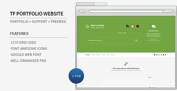 Envato Portfolio + Support + Freebies Website